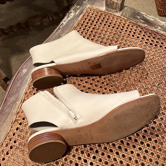 Vince open toe ankle shoe with zipper. - Picture 3 of 3
